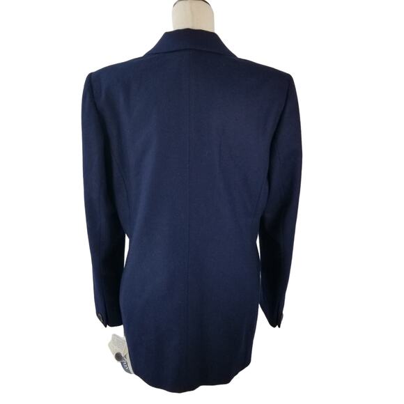 Pendleton Classic Blue Wool Vintage USA Blazer Jacket Lined NEW Size 10 - Picture 2 of 5